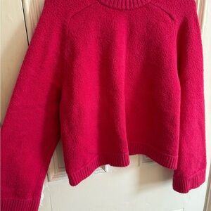 Lululemon Athletica Vibrant Pink Crew Neck Sweater